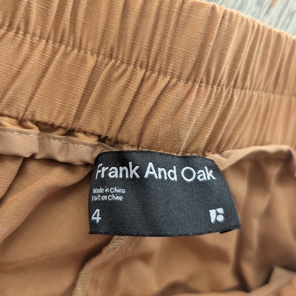 Frank And Oak Sally Wide Leg Fluid Pant Women's 4 - Picture 5 of 11